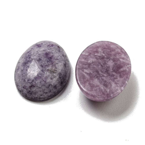 Cabochon Lepidolite - Oval 18x13mm 1 Styck Hilmas Pyssel