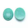Cabochon Jade - Turkos Oval 40x30mm 1 styck