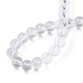 Glaspärlor Rund - Klar 4mm 1 sträng