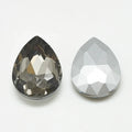 Kinesisk strass - Teardrop Black Diamond 25x18mm 1 styck Hilmas Pyssel