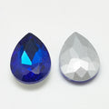 Kinesisk strass - Teardrop Sapphire 25x18mm 1 styck Hilmas Pyssel