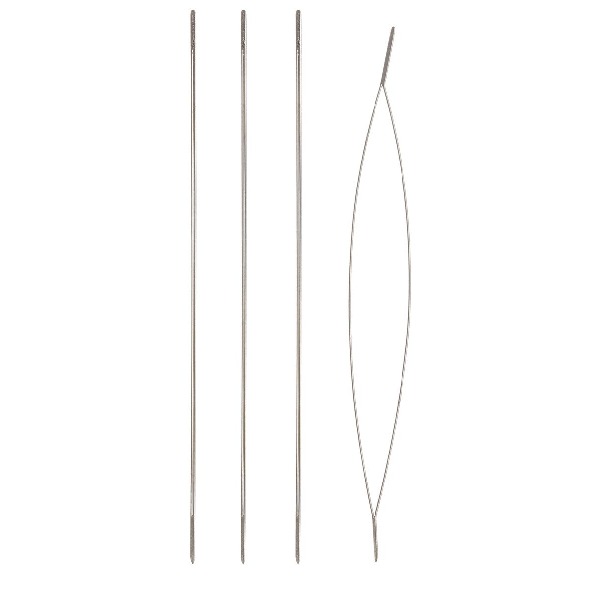 Pärlnålar - Big Eye kort 4-pack