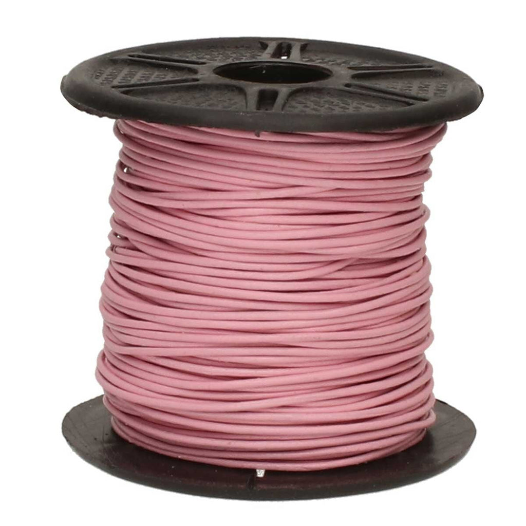 Läderband 0,5mm - Light Pink 1m Hilmas Pyssel