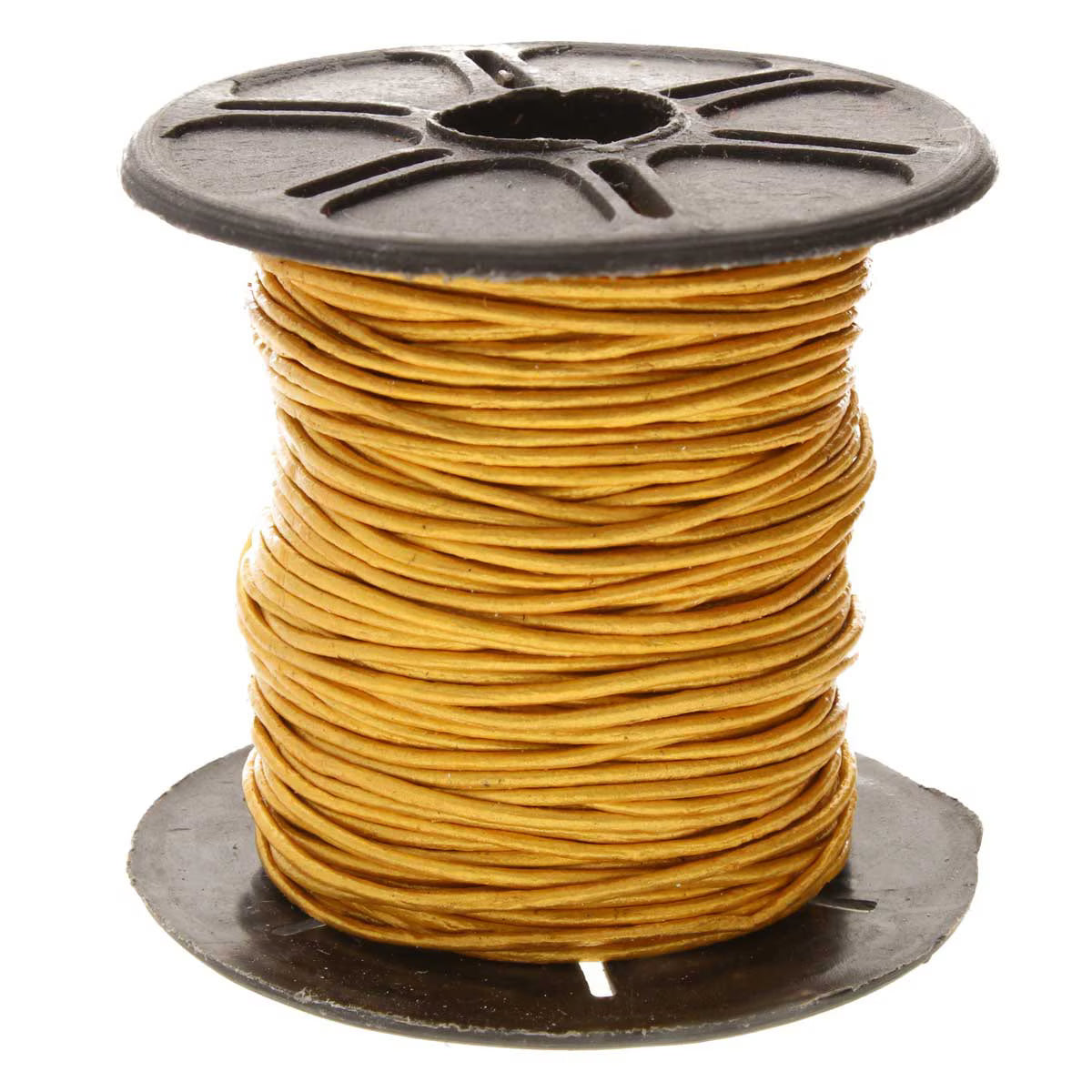 Läderband 0,5mm - Metallic Gold 1m Hilmas Pyssel