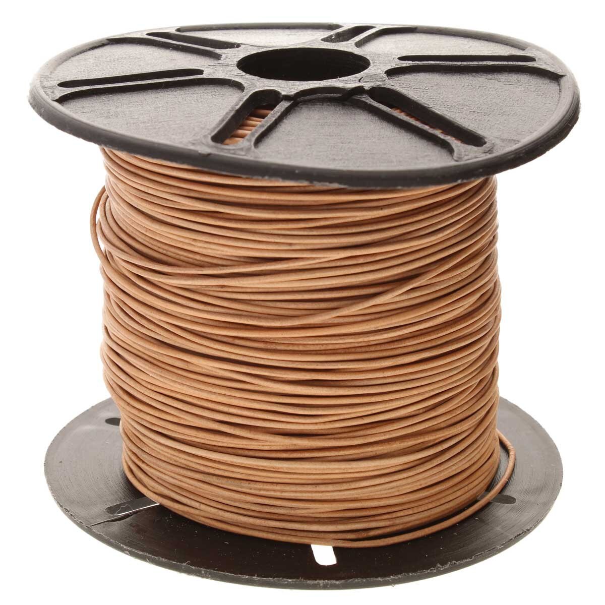 Läderband 0,5mm - Natur 1m Hilmas Pyssel