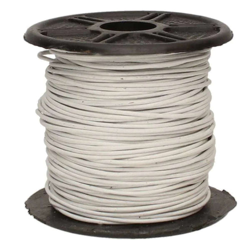 Läderband 0,5mm - Vit 1m Hilmas Pyssel