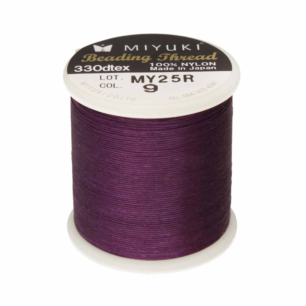 Miyuki Beading thread - Purple, 1 Rulle