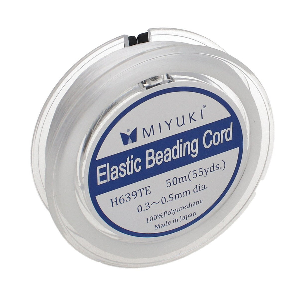 Miyuki Elastisk Beading Tråd Klar 0,5mm - 50m