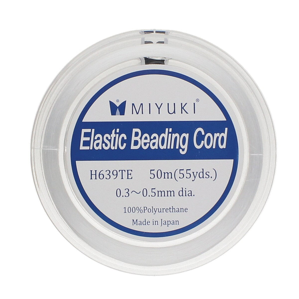 Miyuki Elastisk Beading Tråd Klar 0,5mm - 50m