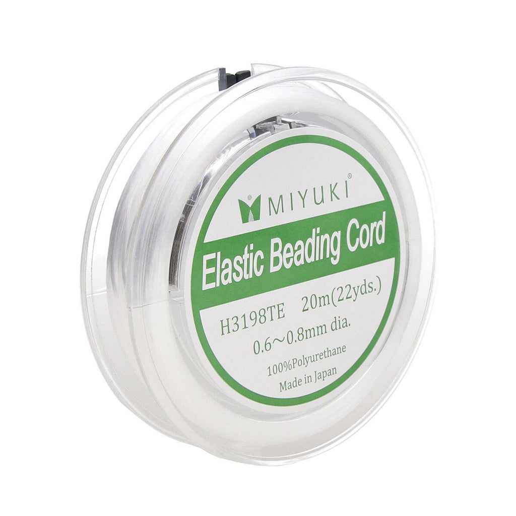 Miyuki Elastisk Smyckestråd Klar 0,8mm - 20m