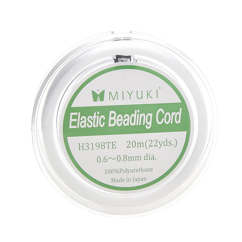 Miyuki Elastisk Smyckestråd Klar 0,8mm - 20m