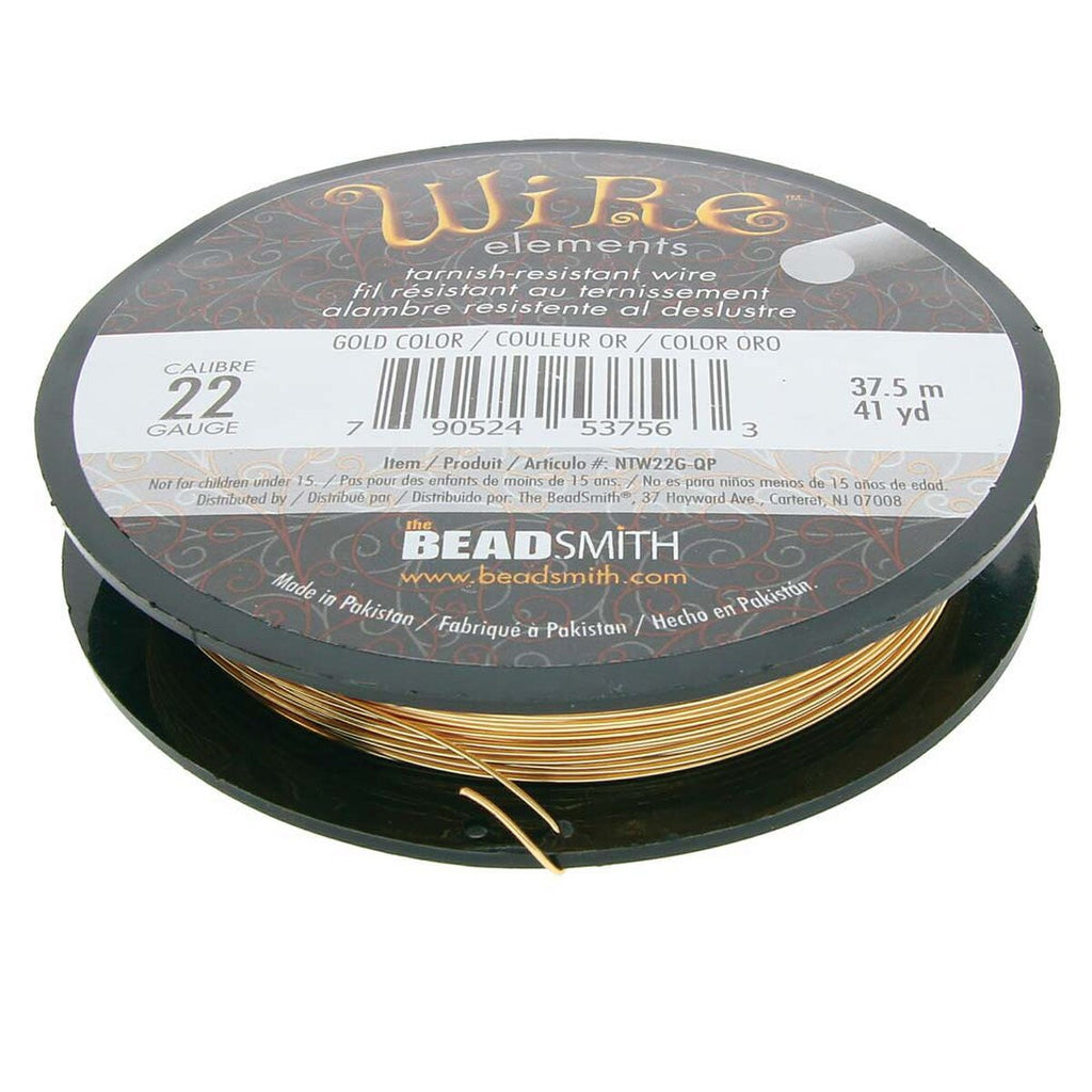 Wire Elements 22Ga - Guldfärgad Non Tarnish 1 stor rulle