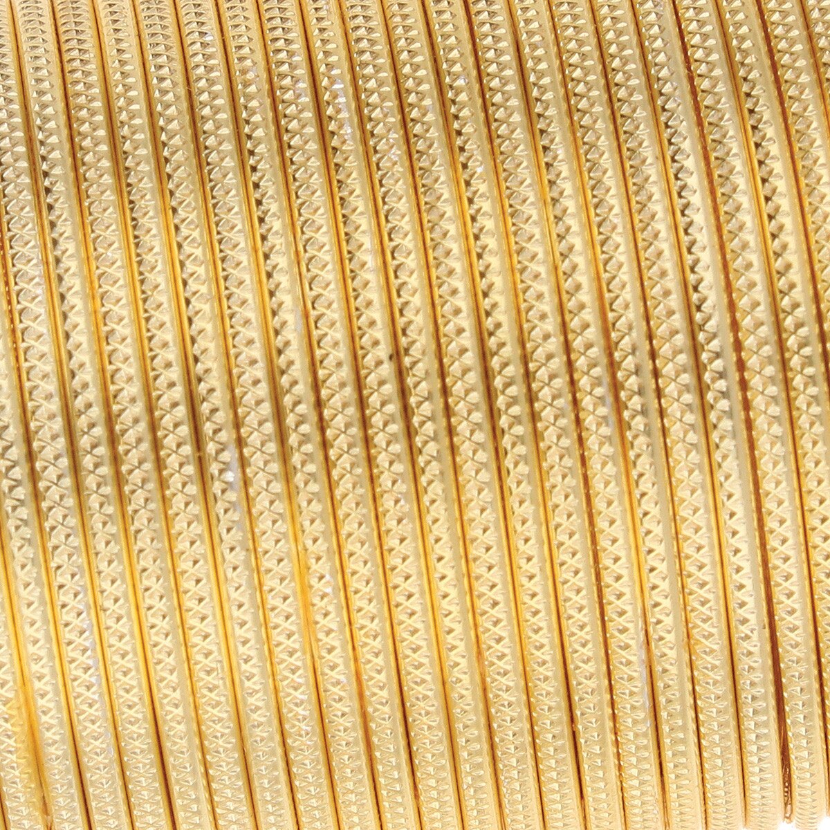 Wire Elements 20 Ga - Guldfärgad halvrund Weave Non Tarnish, 15 yards