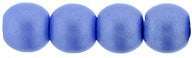 Tjeckiska Druk (Runda) - Powdery Blue 3mm, 50-pack Hilmas Pyssel