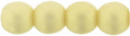 Tjeckiska Druks (runda) - Powdery Light Gold 4 mm, 50-pack Hilmas Pyssel