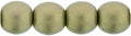 Tjeckiska Druks - Powdery Antique Gold 4 mm, 50-pack Hilmas Pyssel