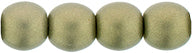 Tjeckiska Druks - Powdery Antique Gold 4 mm, 50-pack Hilmas Pyssel