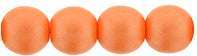 Tjeckiska Druks - Powdery Orange 6 mm, 25-pack Hilmas Pyssel