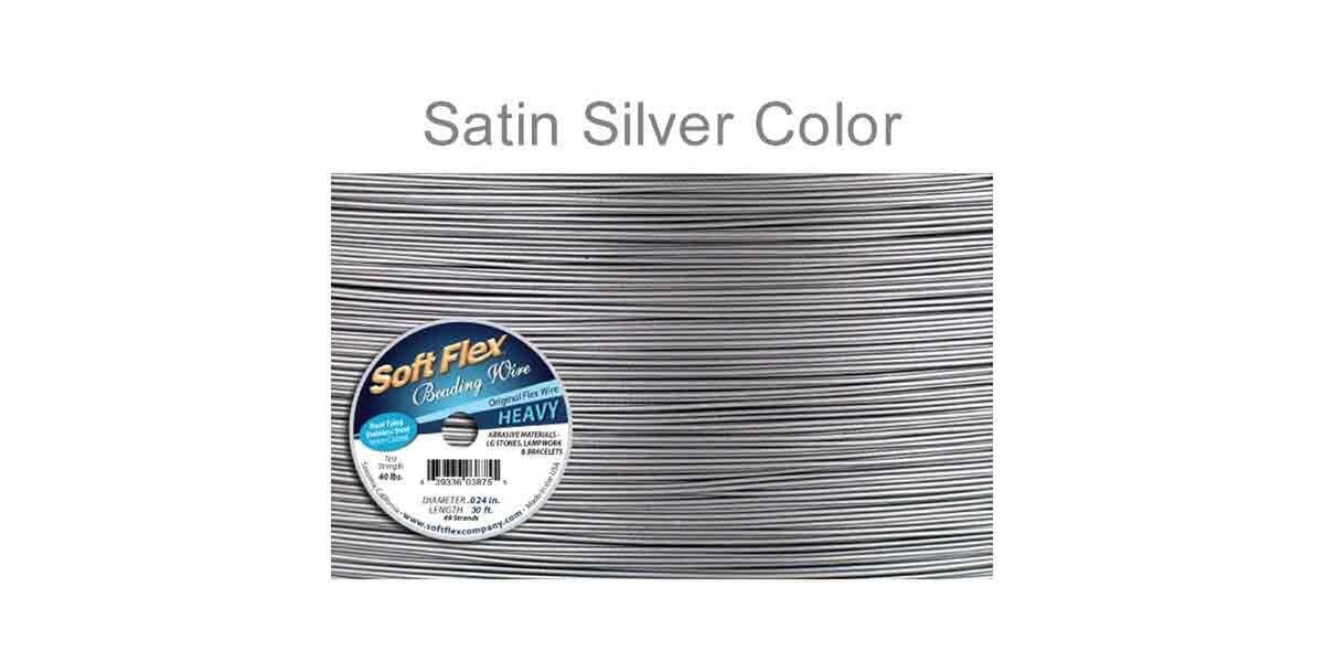 Soft Flex Beading Wire - Heavy, 49 Strands, 1 Rulle