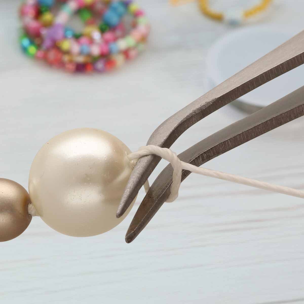 Basic element - Böjd pincett med kuddhandtag 1 styck Beadsmith