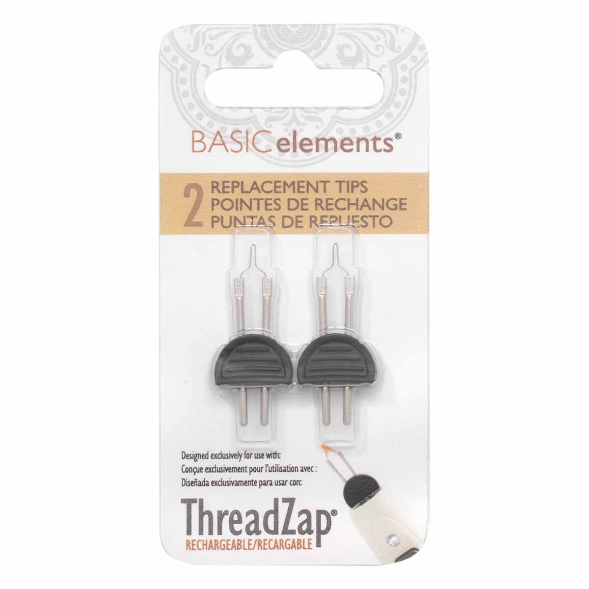 ThreadZap Rechargeable - Extra spetsar 2-pack