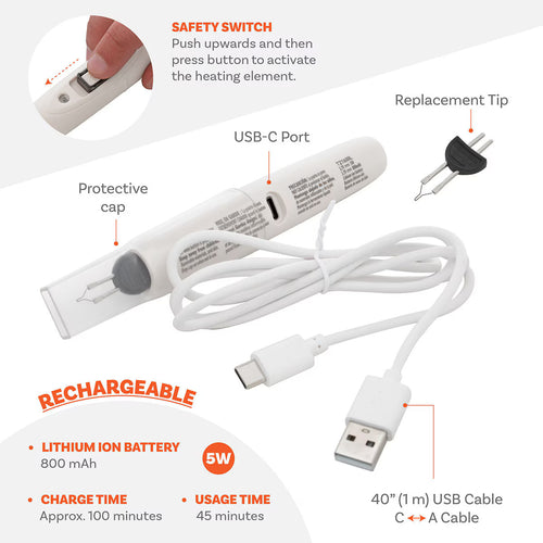 ThreadZap Rechargeable - Laddningsbar trådbrännare 1 styck Beadsmith