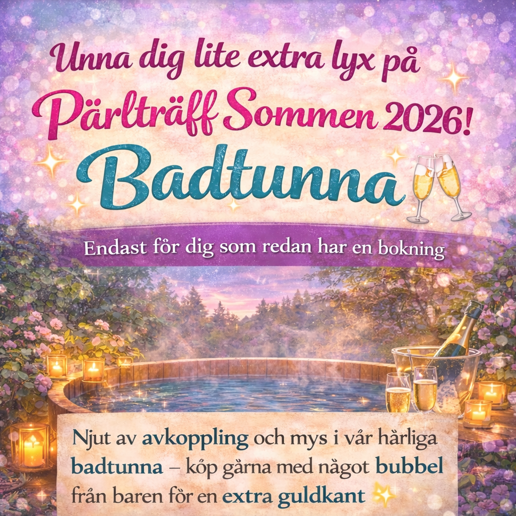 Pärlträff Sommen 2026 - Badtunna