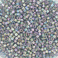 Miyuki Delica - Gold luster transparent blue grey rainbow 11/0, 5 gram Miyuki