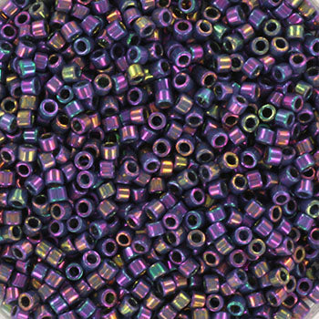 Miyuki Delica - Opaque Luster Purple Gray Rainbow 11/0, 5 gram