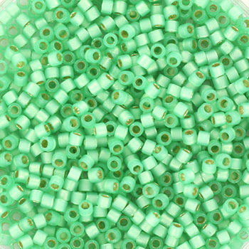 Miyuki Delica - Silver Lined Duracoat S/F Spearmint 11/0, 5 gram