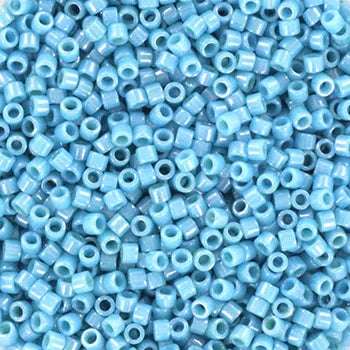 Miyuki Delica - Opaque Luster Medium Turquoise Blue 11/0, 5 gram Miyuki