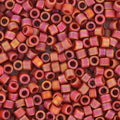 Miyuki Delica - Opaque Glazed Frosted Rainbow Cardinal 11/0, 5 gram