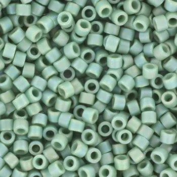 Miyuki Delica - Opaque Glazed Frosted Rainbow Celadon 11/0, 5 gram Miyuki