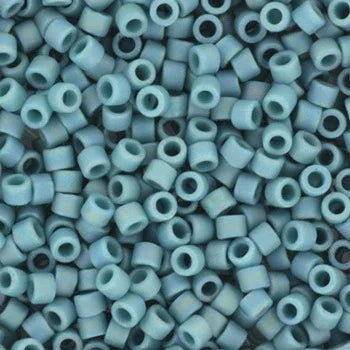 Miyuki Delica - Opaque Glazed Frosted Rainbow Peacock 11/0, 5 gram Miyuki