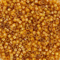 Miyuki Delica - Goldenrod Lined Topaz AB 11/0, 5 gram Miyuki