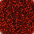 Miyuki Delica - Silverlined Dyed Brick Red 11/0 5 gram