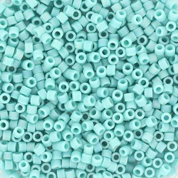 Miyuki Delica - Opaque Matte Turquoise Green 11/0, 5 gram Miyuki