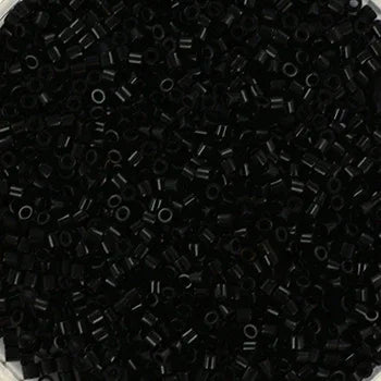 Miyuki Delica - Black 15/0, 3 gram Miyuki