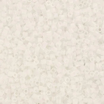 Miyuki Delica - Opaque White 15/0, 3 gram Miyuki