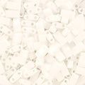 Miyuki Half Tila - Opaque White 5x2.5mm 5gram