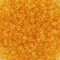 Miyuki Seed Beads – Transparent Light Topaz 11/0, 10 gram