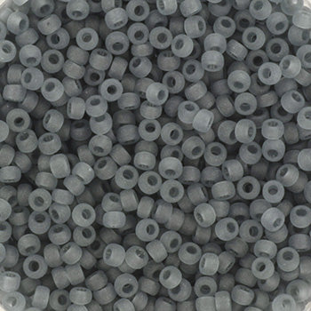 Miyuki Seed Beads – Transparent Matte Grey 11/0, 10 gram