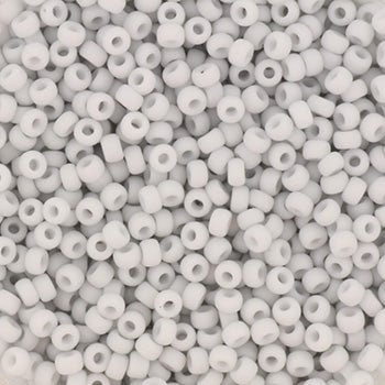 Miyuki Seed Beads - Fancy Frosted Palest Grey 11/0,10 gram