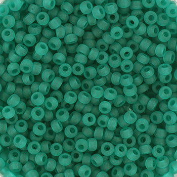 Miyuki Seed Beads - Transparent Frosted Teal 11/0, 10 Gram