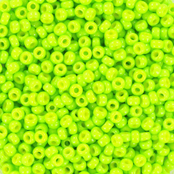 Miyuki Seed Beads - Duracoat opaque dyed kiwi 11/0, 10 gram