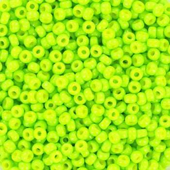 Miyuki Seed Beads - Duracoat opaque dyed kiwi 11/0, 10 gram Miyuki