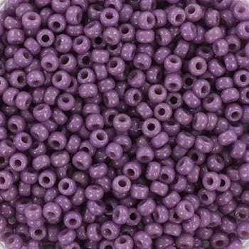 Miyuki Seed Beads - Duracoat Opaque Dark Orchid 11/0, 10 gram Miyuki