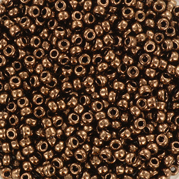 Miyuki Seed Beads - Metallic Chocolate 11/0, 10  gram