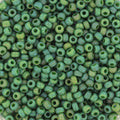 Miyuki Seed Beads – Opaque Glazed Frosted Turtle Green 11/0, 10 gram