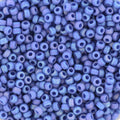 Miyuki Seed Beads - Opaque Glazed Frosted Rainbow Blue 11/0, 10 gram